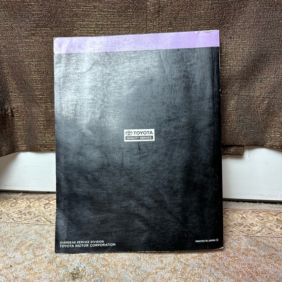 2001 Toyota Avalon Repair Manual Volume I - Picture 2 of 8